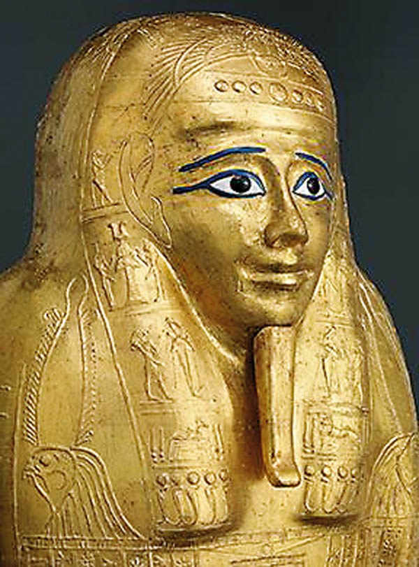 Antiques and Auction News Article: The Met Acquires Ancient Egyptian Gilded Coffin