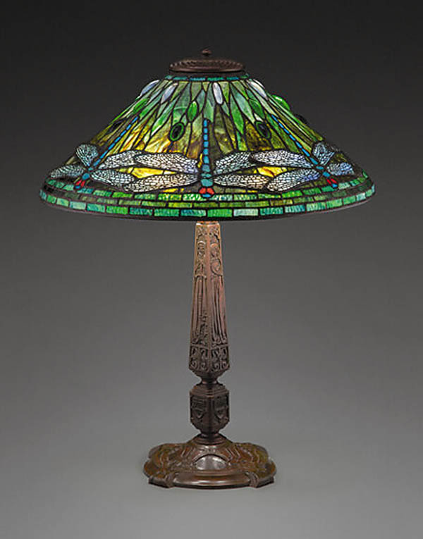 Antiques and Auction News Article: Brilliant Tiffany Lamps Dazzle At Auction 